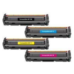 Compatible Canon 067 Toner Cartridge Combo With Chip High Yield