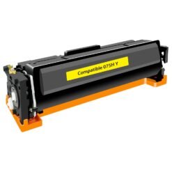Compatible Canon 075 2500 Pages Yellow Toner Cartridge With Chip