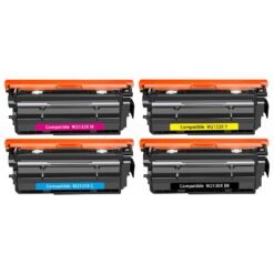 Compatible HP 213X With Chip Toner Cartridge Set