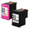 Compatible HP 64XL Ink Cartridge Combo