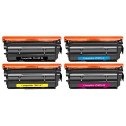 Compatible HP 655A Toner Cartridge Combo CF450A/451A/452A/453A