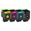 Compatible Lexmark CS/CX317/417/517 Toner Cartridge Set