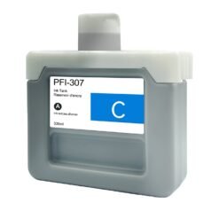 Compatible Canon PFI-307C 330ml Cyan Ink