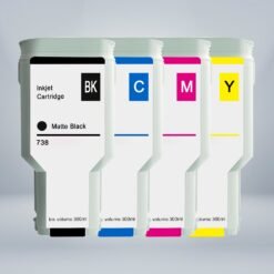 Compatible HP 738 300ML Ink Cartridge Combo BK/C/M/Y