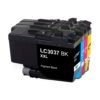 Compatible Brother LC3037 XXL Combo Ink Cartridge BK/C/M/Y