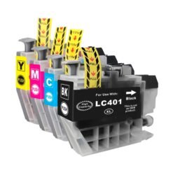 Compatible Brother LC401 Ink Cartridge Combo High Yield