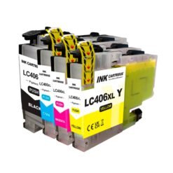 Compatible Brother LC406XL High Yield Ink Cartridge Combo