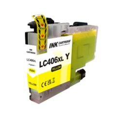 Compatible Brother LC406XL High Yield Yellow Ink Cartridge
