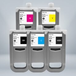 Compatible Canon PFI 710 Combo Ink Cartridge MBK/BK/C/M/Y