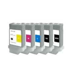 Compatible Canon PFI-102 Ink Cartridge Combo MBK/BK/C/M/Y