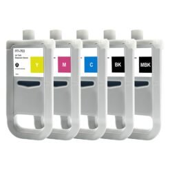 Compatible Canon PFI-703 700ml Ink Combo MBK/BK/C/M/Y