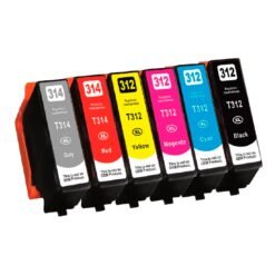 Compatible Epson T314XL Set Ink Cartridge BK/C/M/Y/GY/RD
