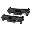 Compatible Brother TN830XL TN830 3000 Pages 2 Pack with chip